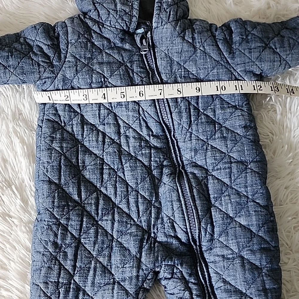 Gap Baby Quilted Dark Blue Baby Winter Jacket